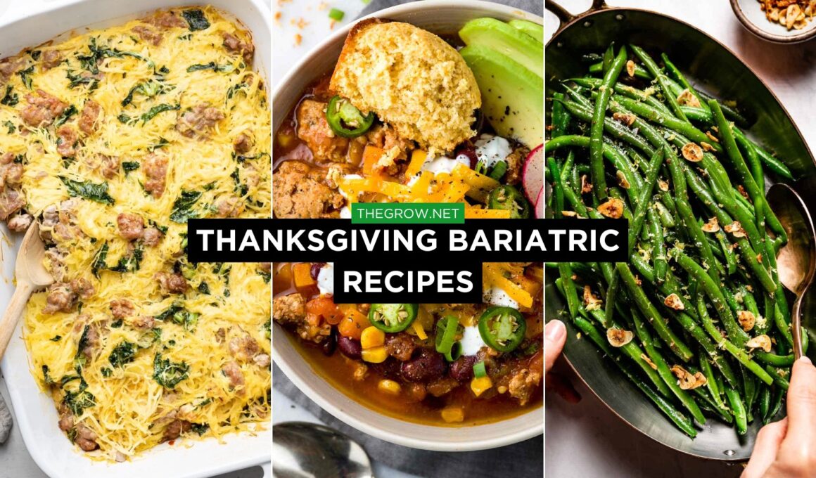 Tasty Bariatric Thanksgiving Recipes