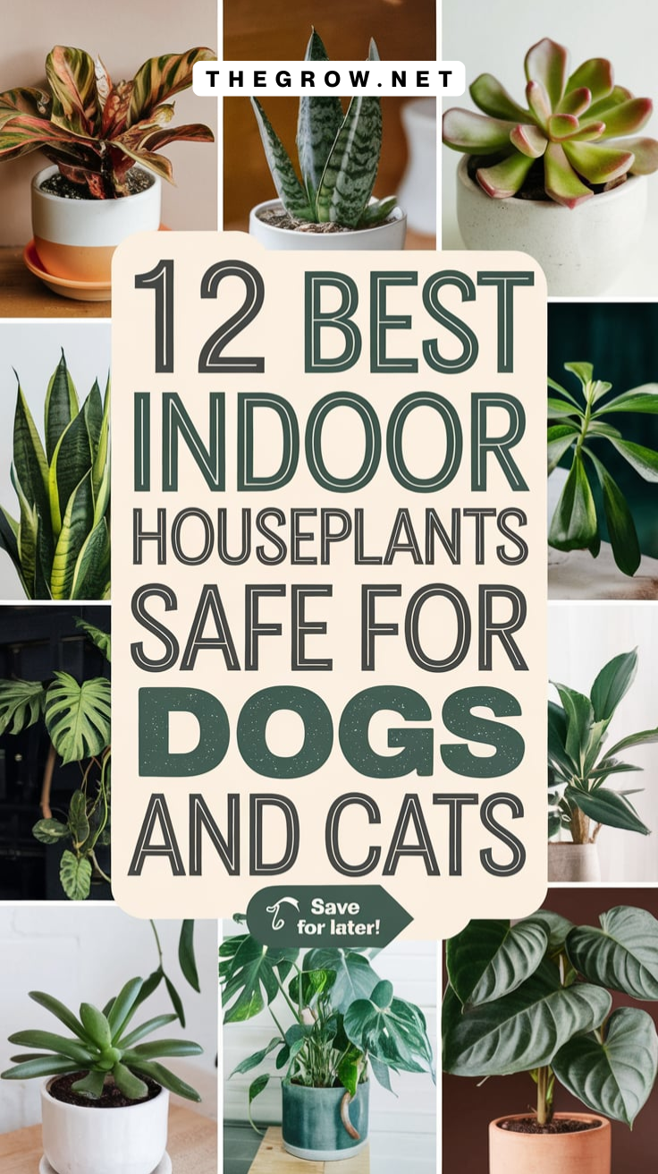 Best Indoor Houseplants Safe for Dogs and Cats