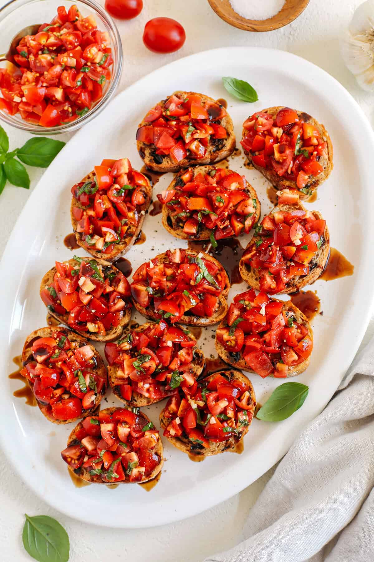 Bruschetta with Tomato and Basil
