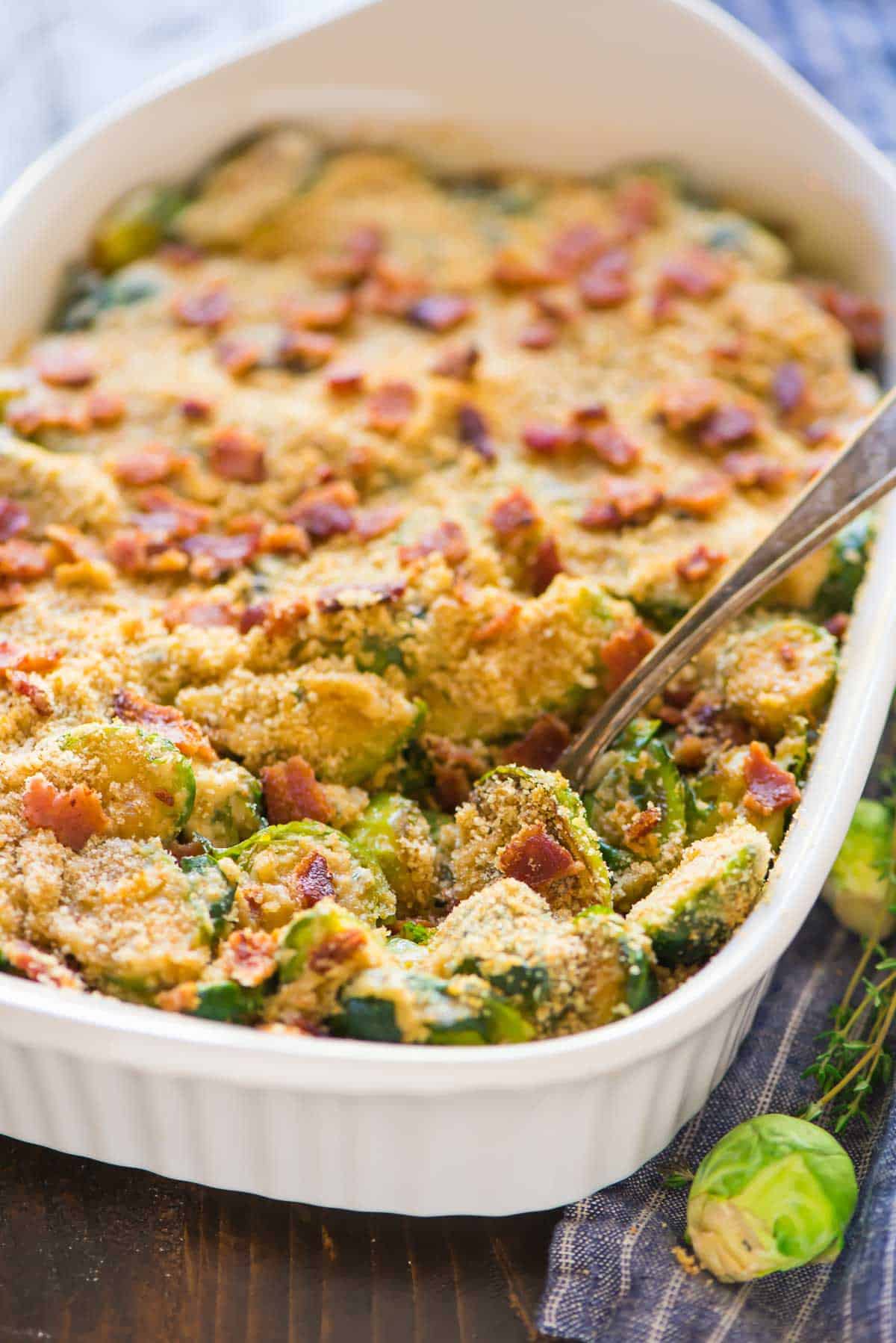 Brussels Sprouts Gratin