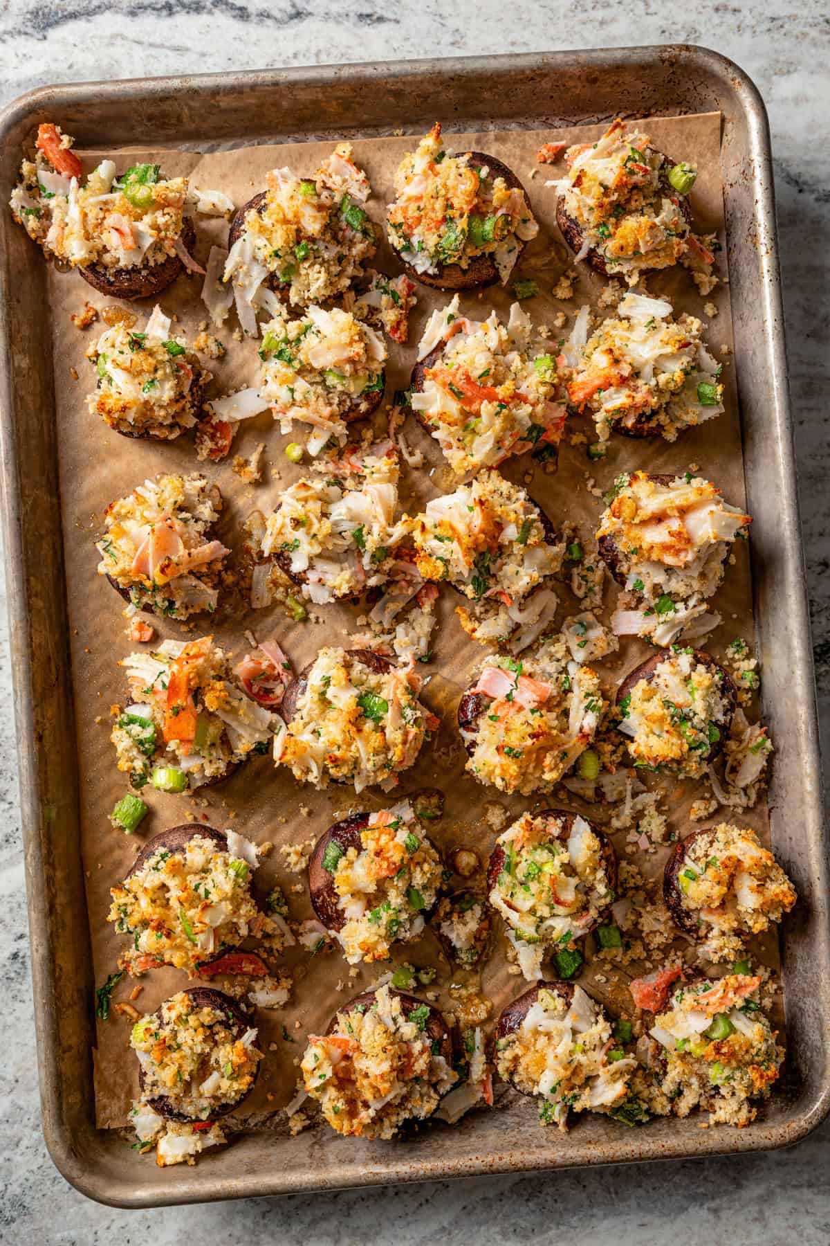 Crab-Stuffed Mushrooms