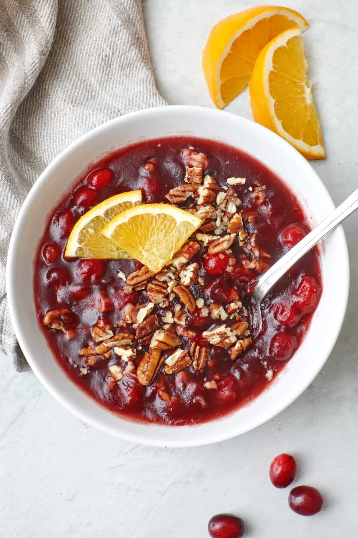 Cranberry Relish with Pecans and Raisins