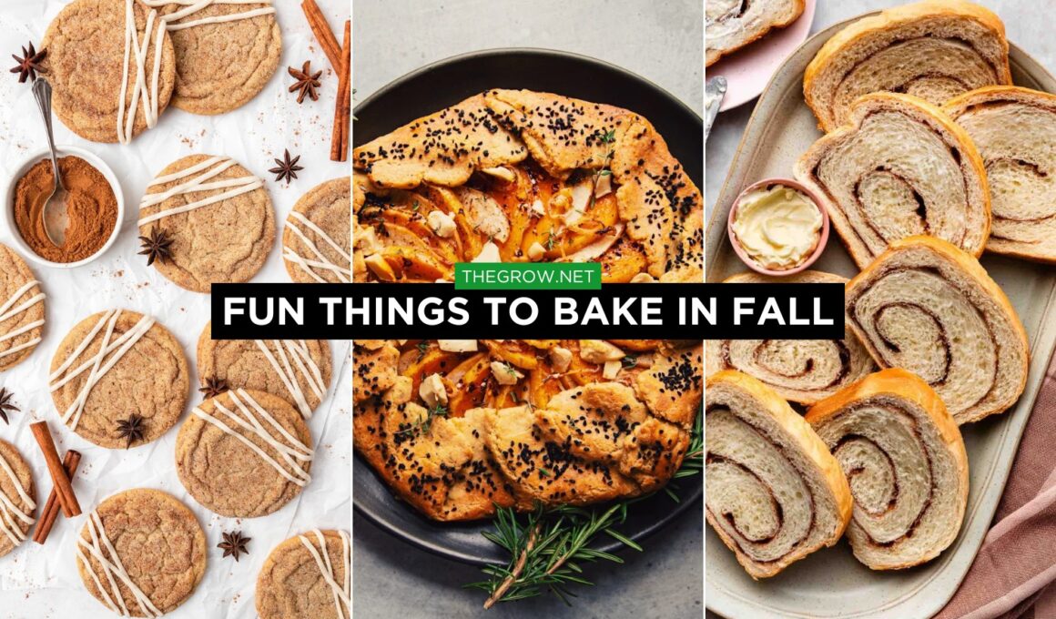 Fun Things to Bake in Fall