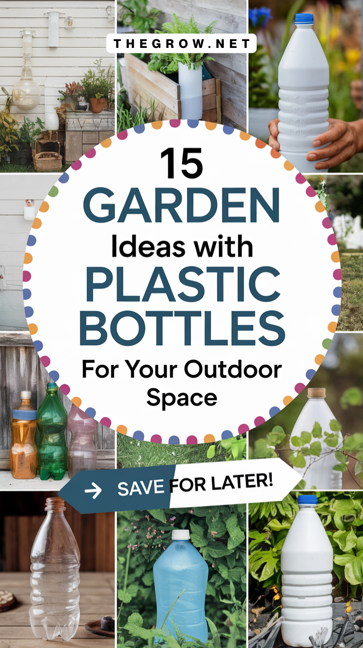 Garden Ideas With Plastic Bottles
