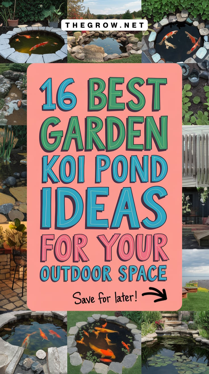 Garden Koi Pond Ideas