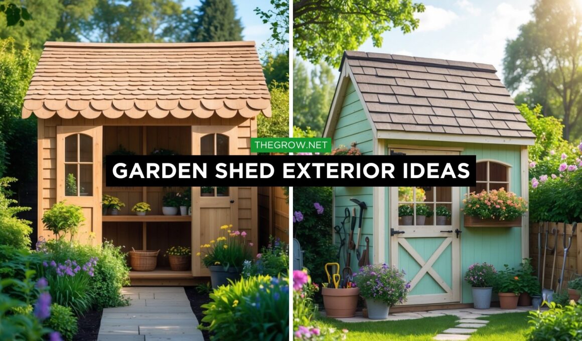 Garden Shed Exterior Ideas