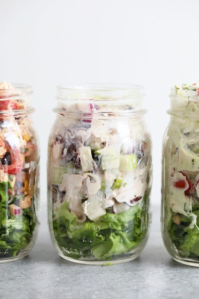Greek Yogurt Chicken Salad Jar