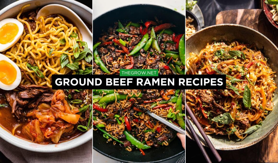 Ground Beef Ramen Recipes