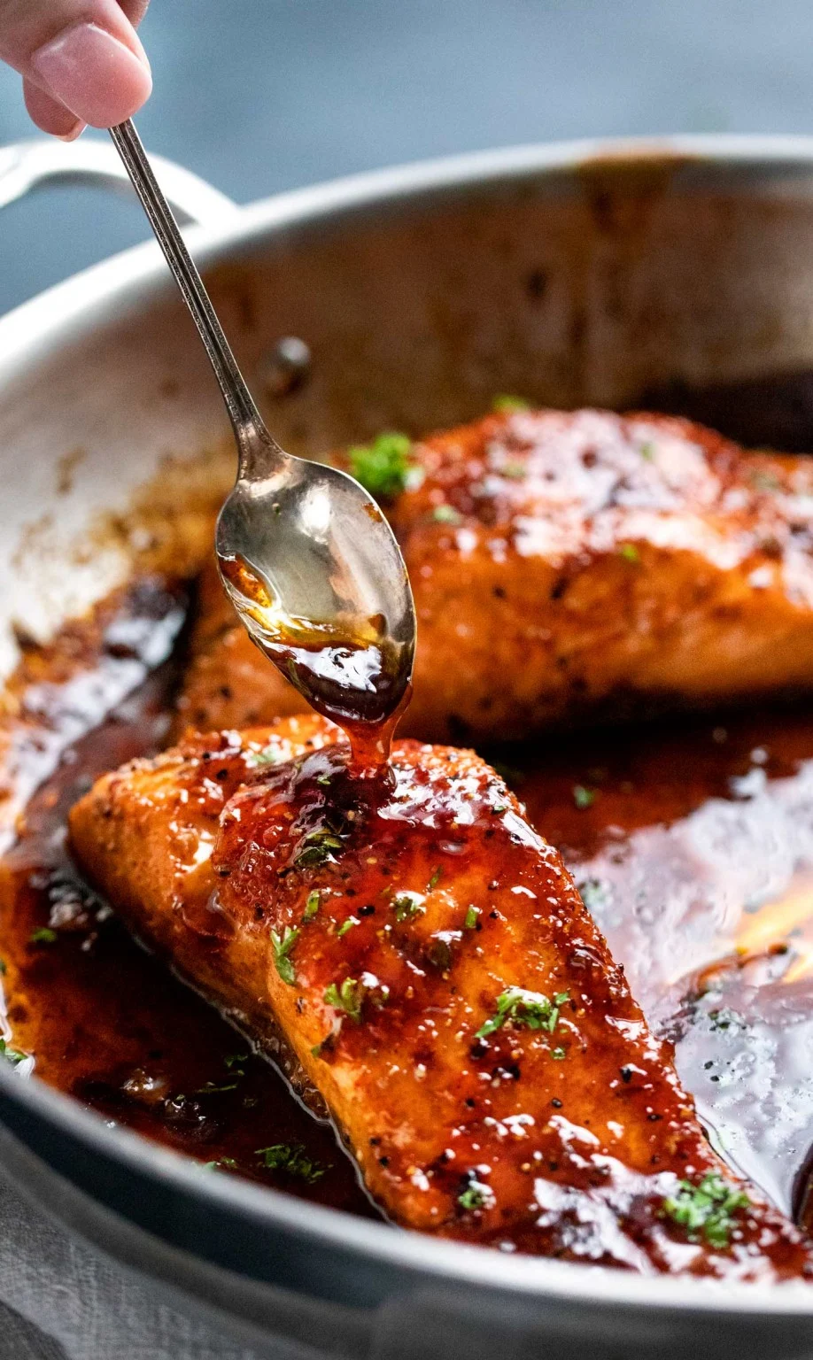 Honey Garlic Glazed Salmon