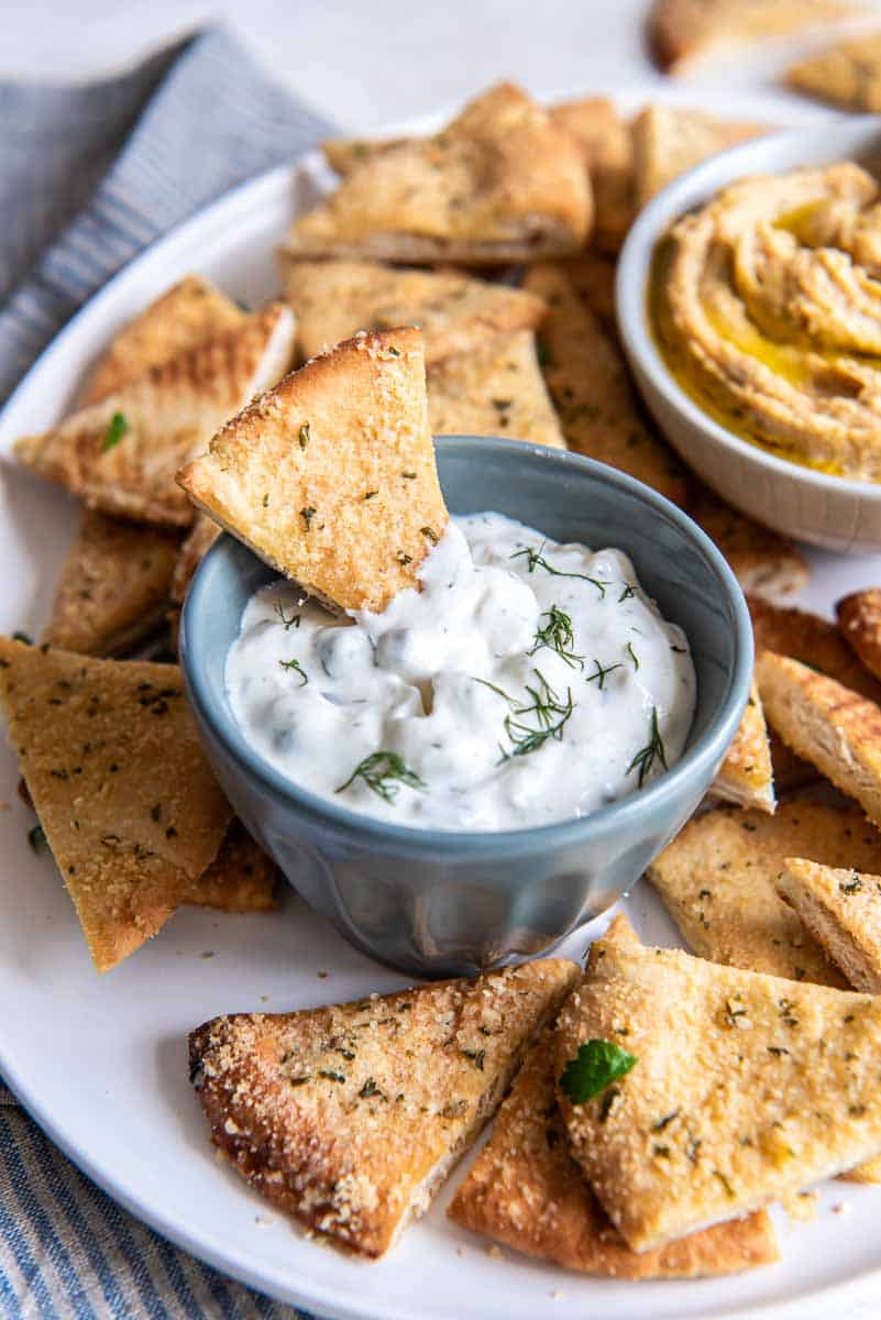 Hummus and Pita Chips