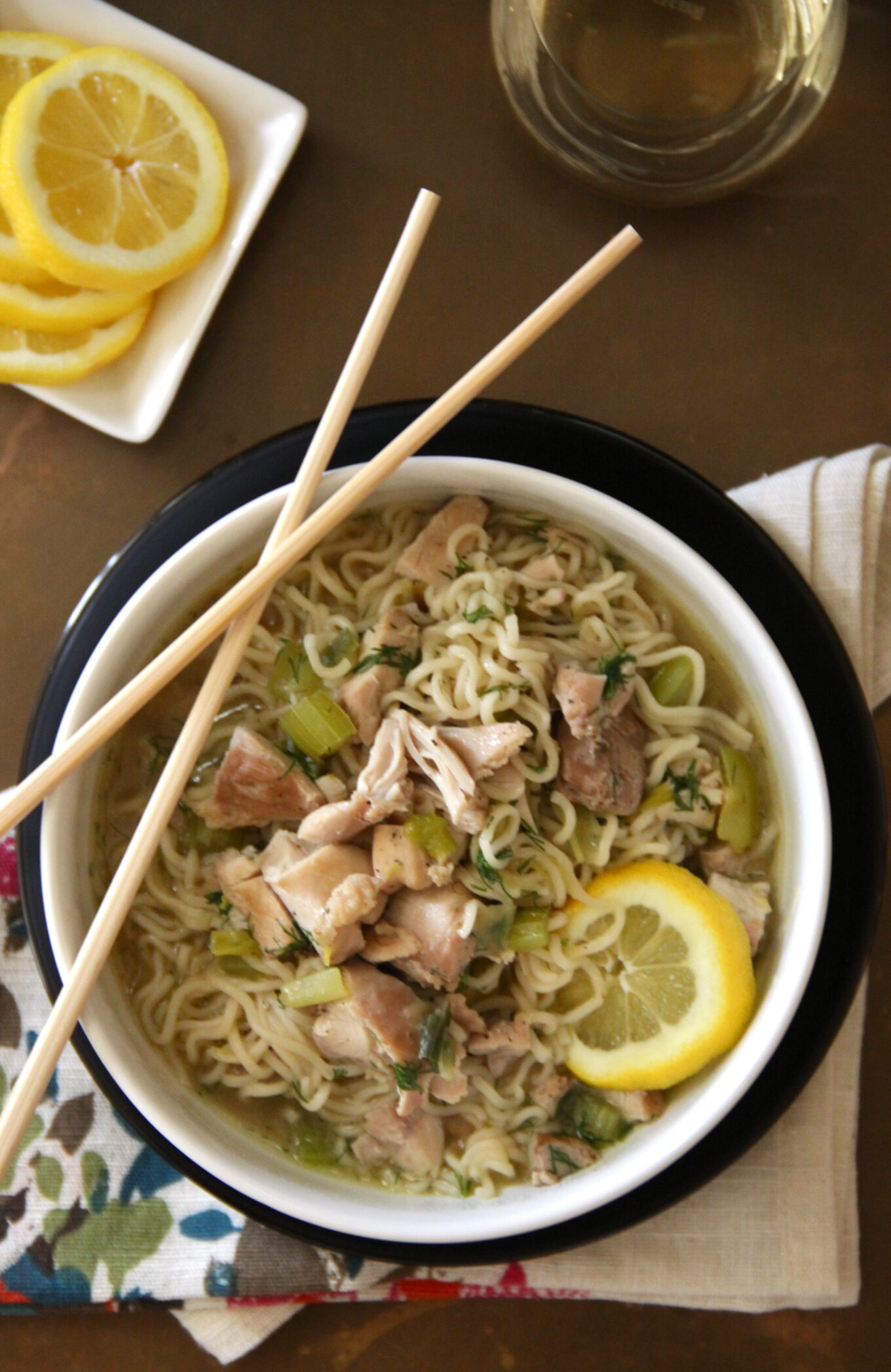Lemon Herb Ramen Soup