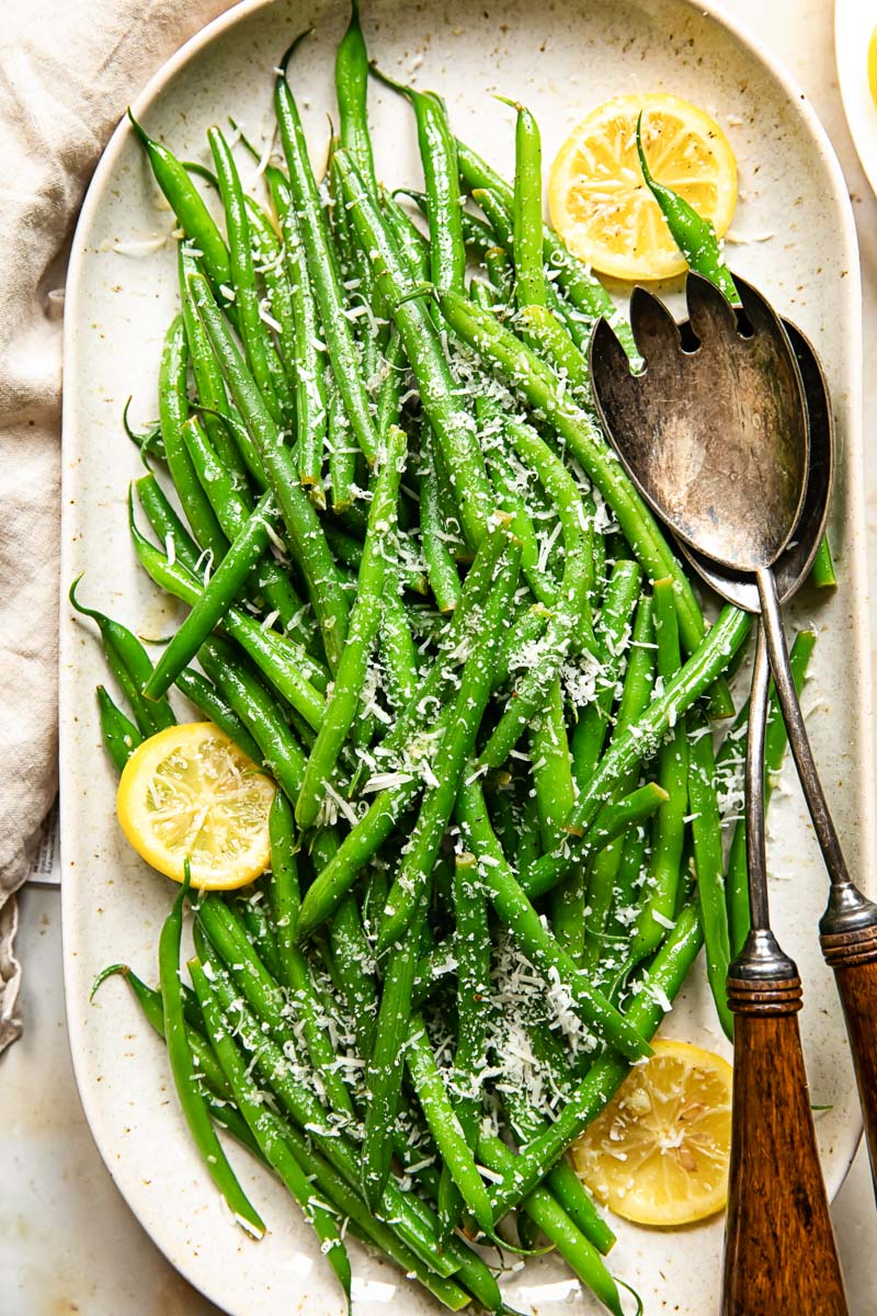 Lemon-Parmesan Green Beans