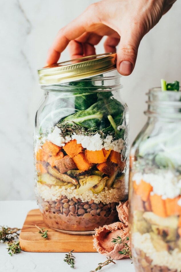 Lentil and Veggie Jar