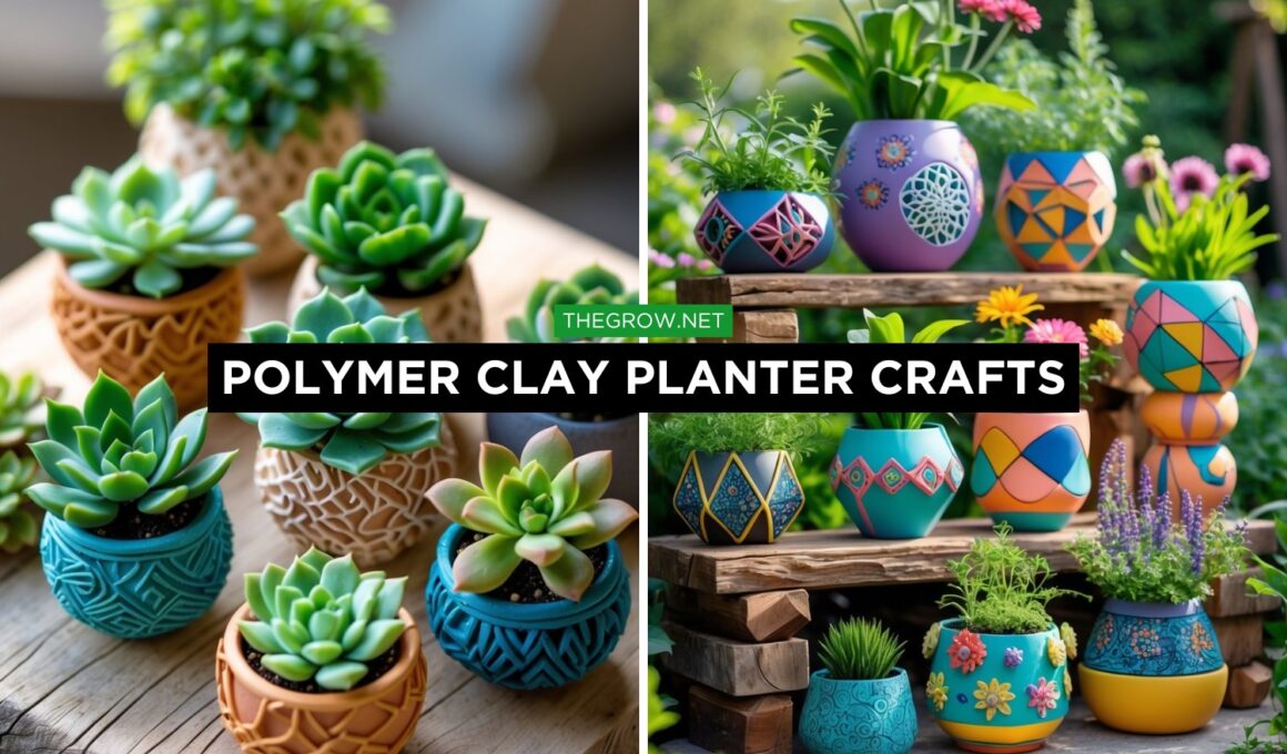 Polymer Clay Planter Crafts