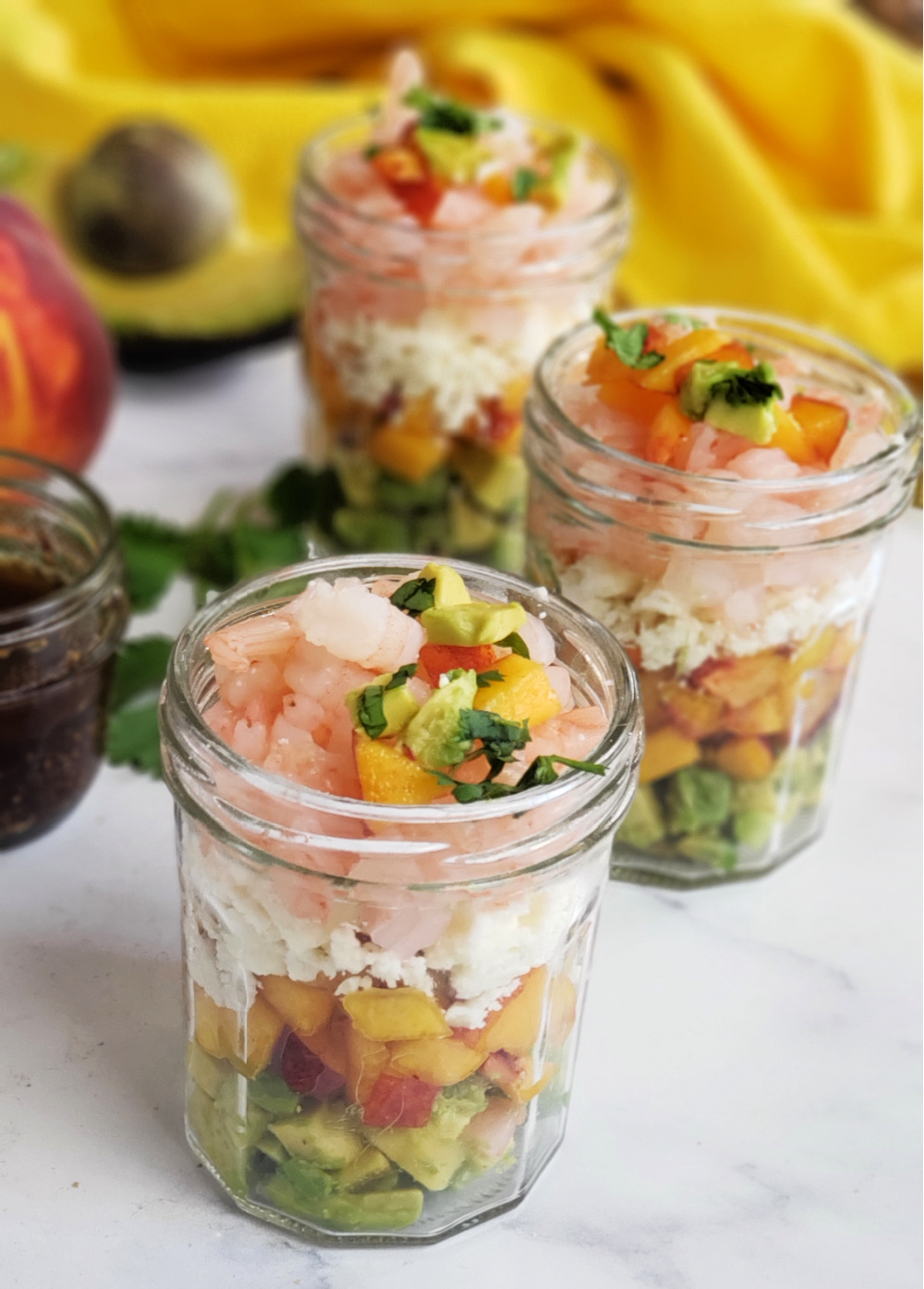 Shrimp and Avocado Salad Jar