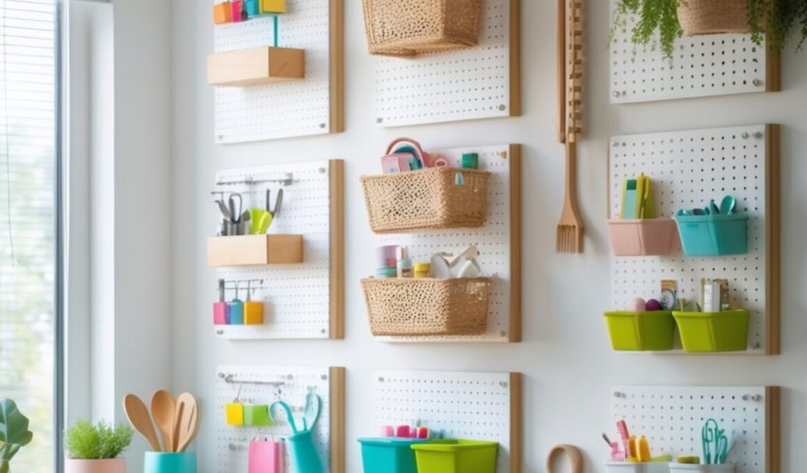 Smart Dollar Tree Pegboard Ideas
