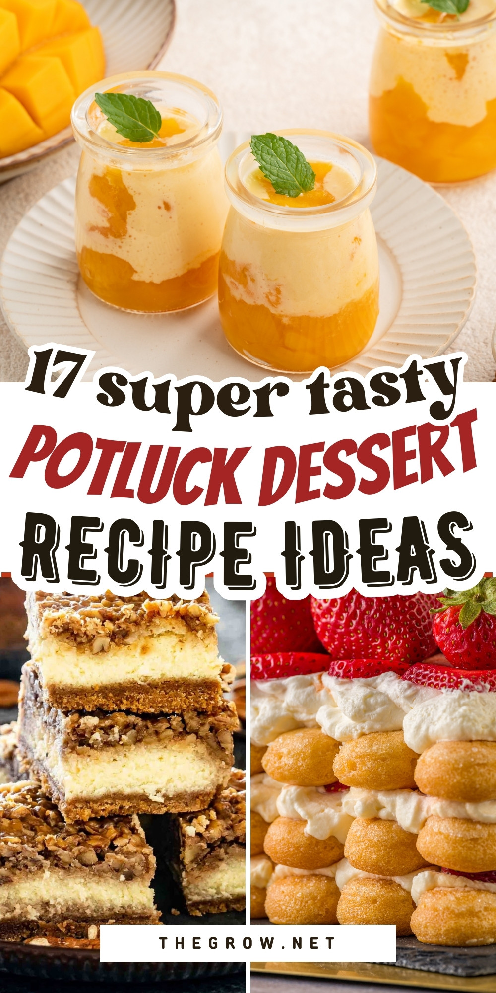 Super Tasty Potluck Dessert Recipe Ideas