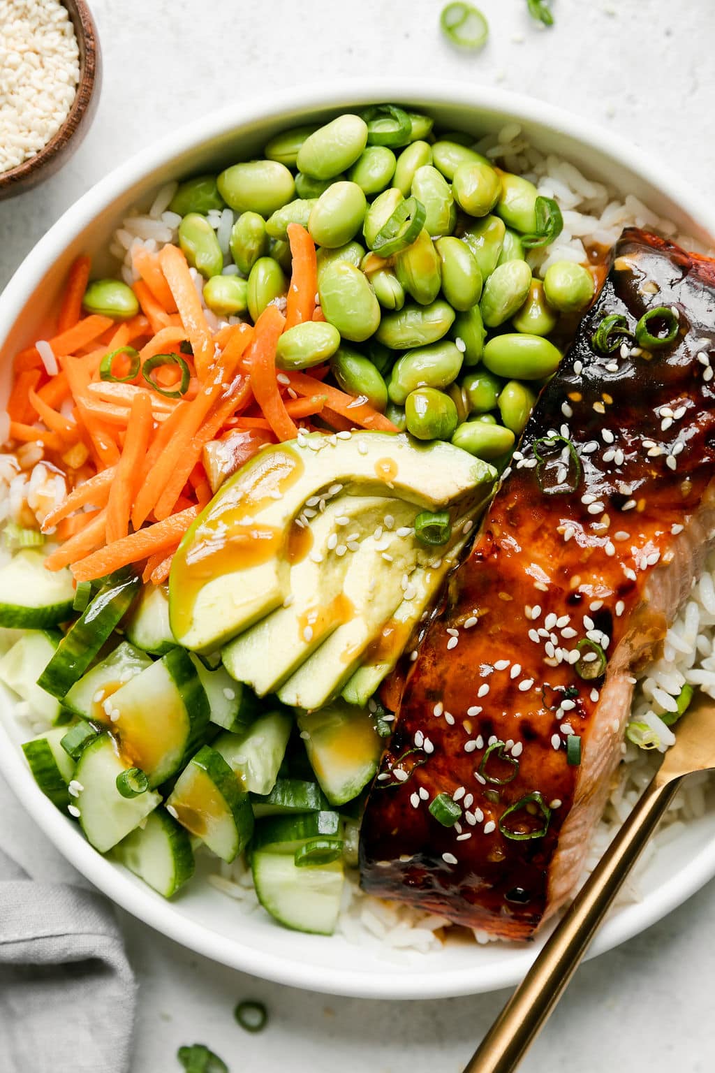 Teriyaki Salmon Bowls