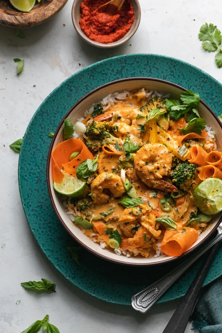 Thai Red Curry Shrimp