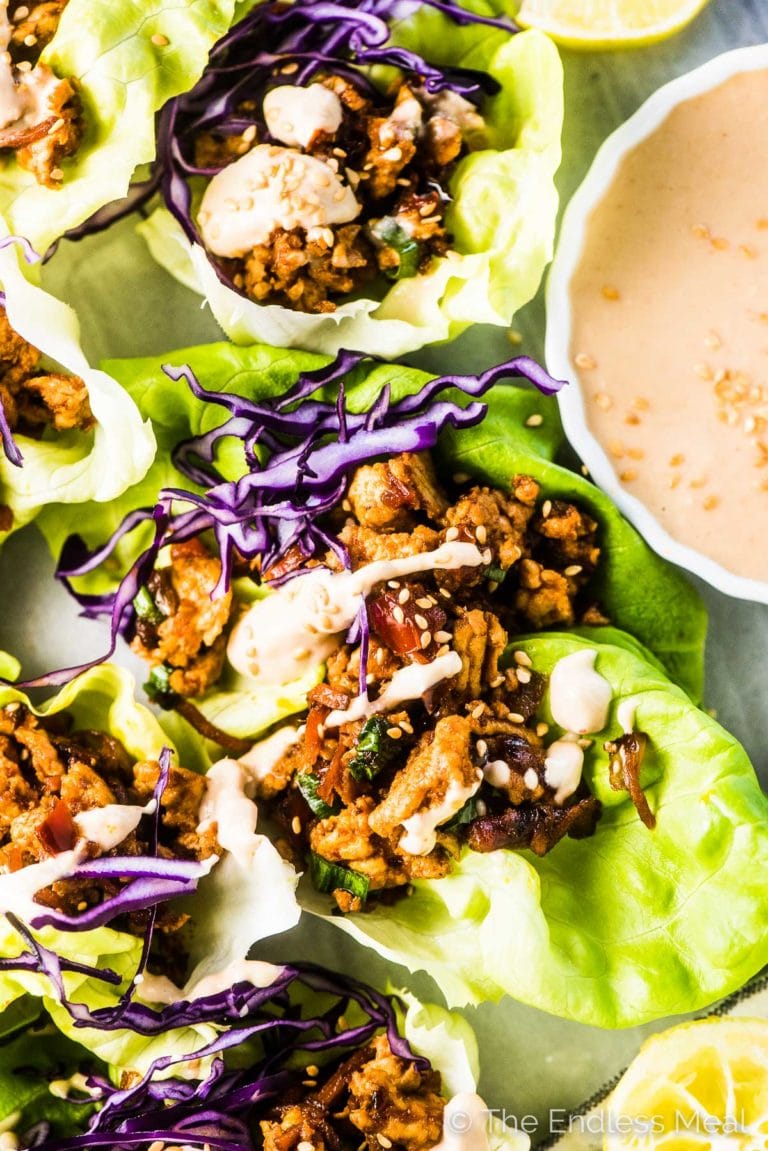 Turkey and Veggie Lettuce Wraps