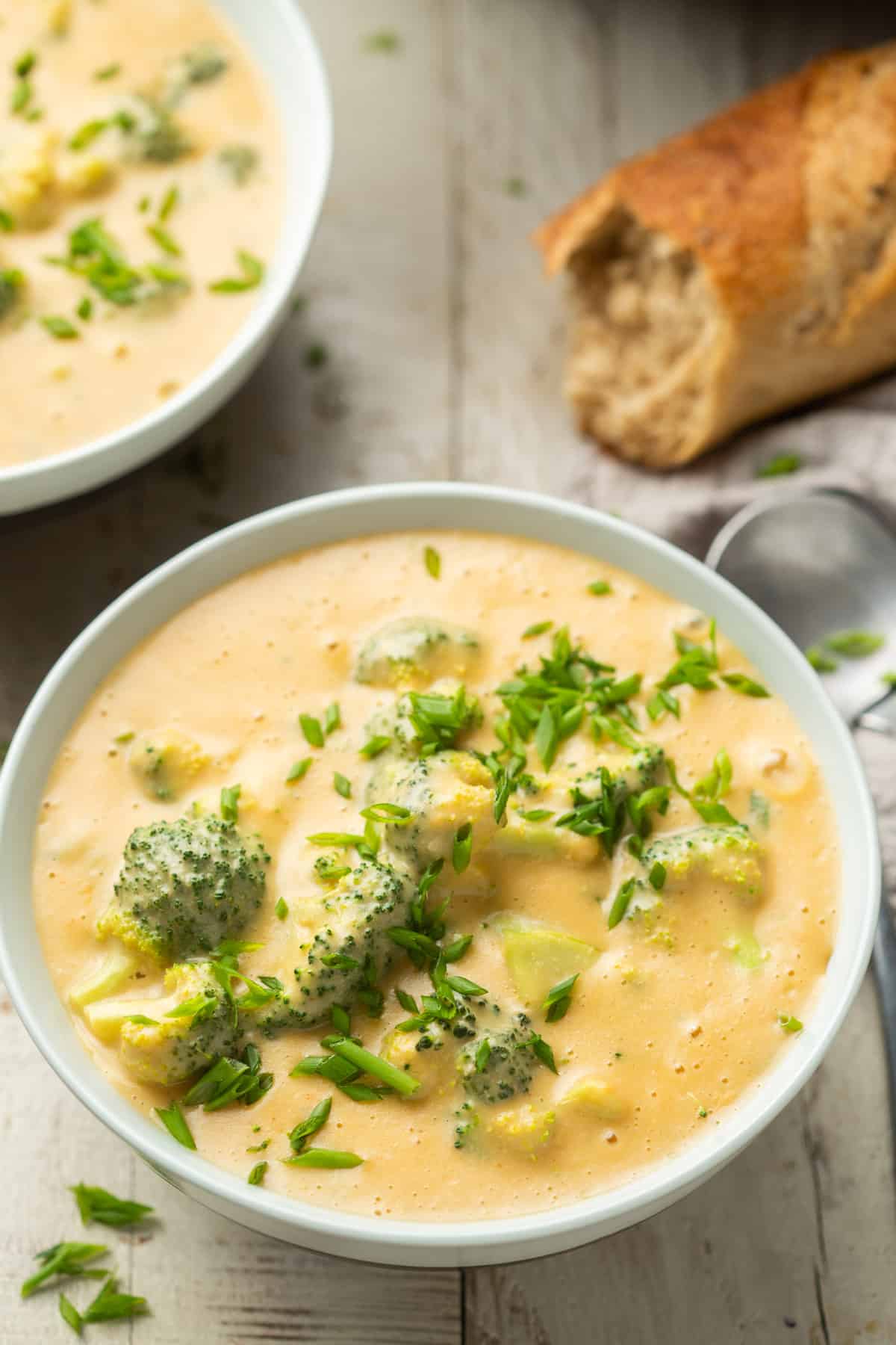 Vegan Broccoli Cheddar Soup