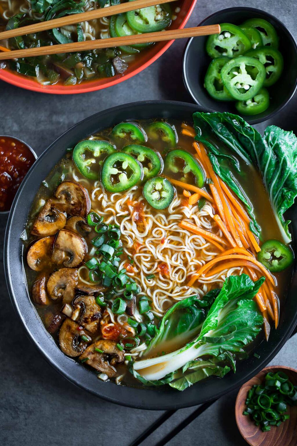 Vegan Mushroom Ramen Soup
