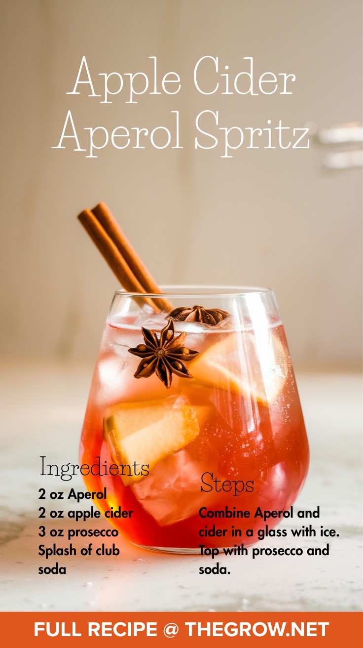 Apple Cider Aperol Spritz