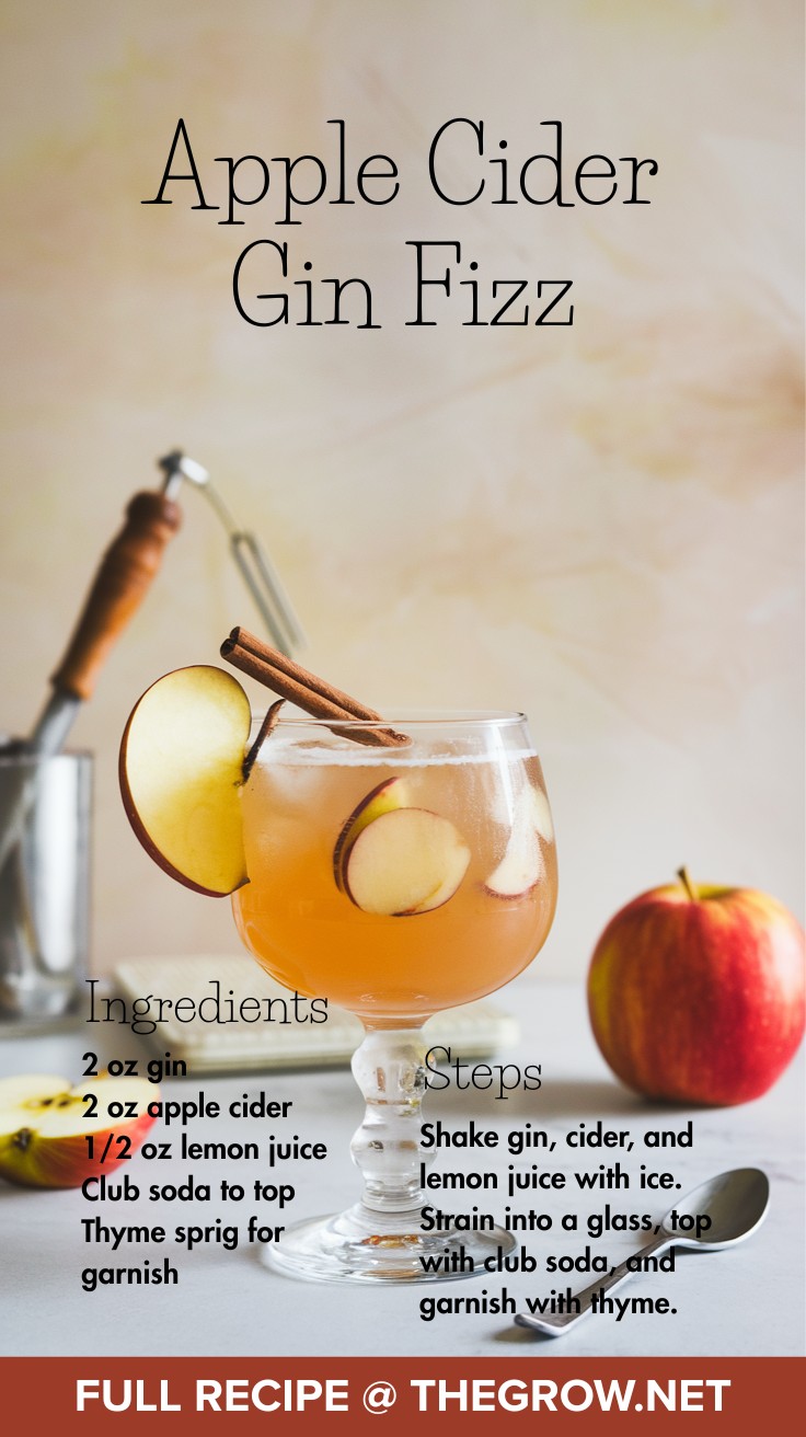 Apple Cider Gin Fizz