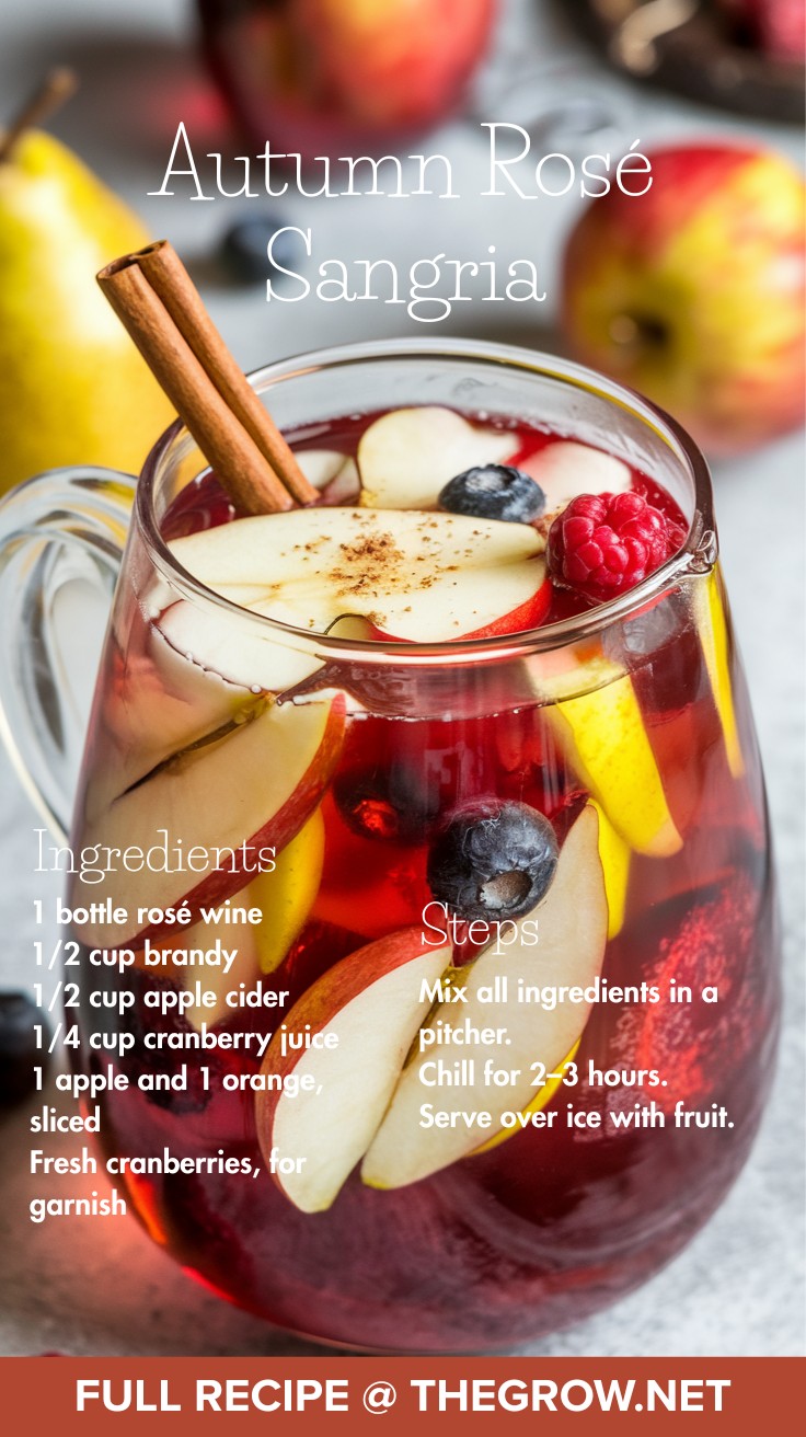 Autumn Rosé Sangria