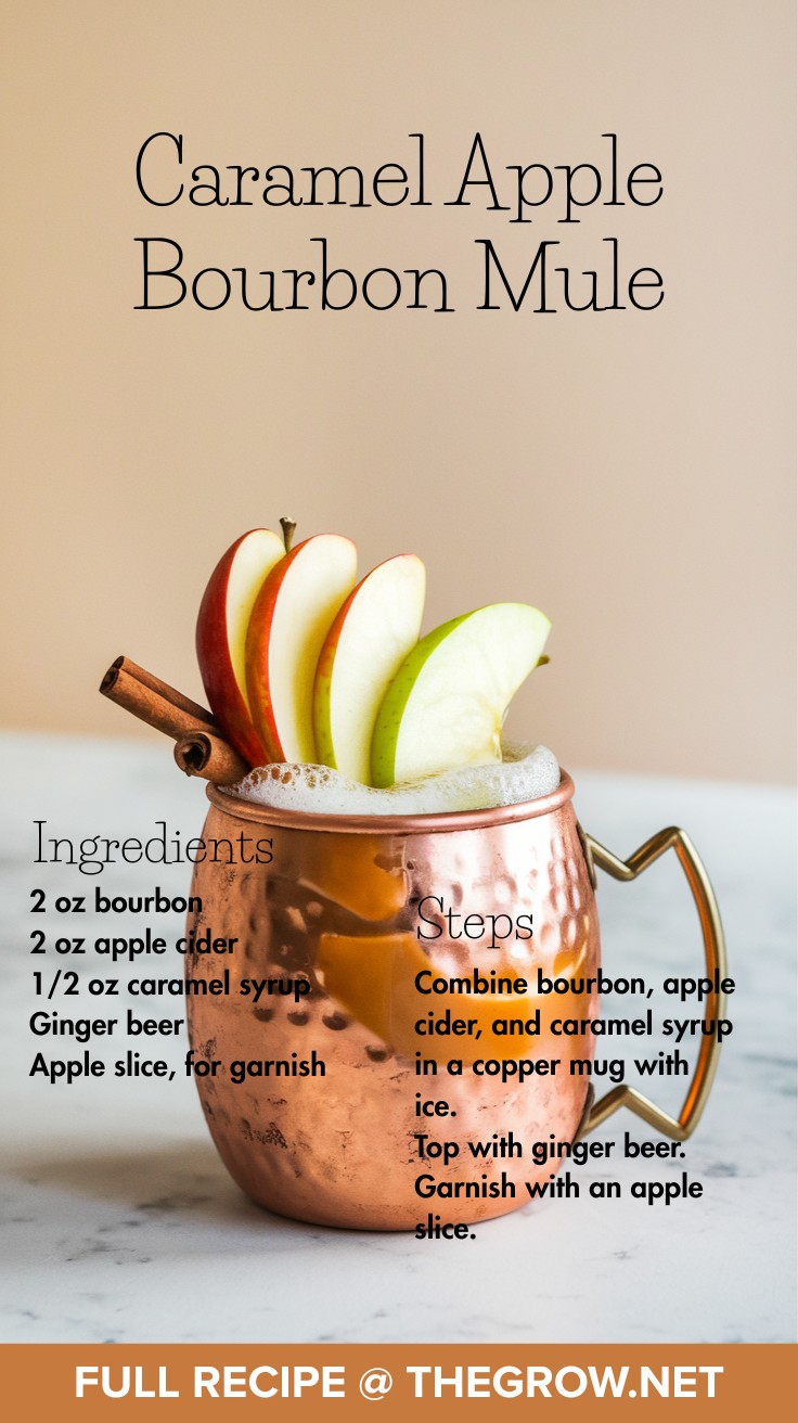Caramel Apple Bourbon Mule