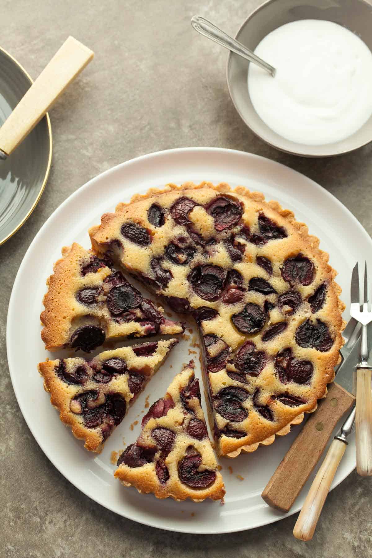 Cherry Almond Tart
