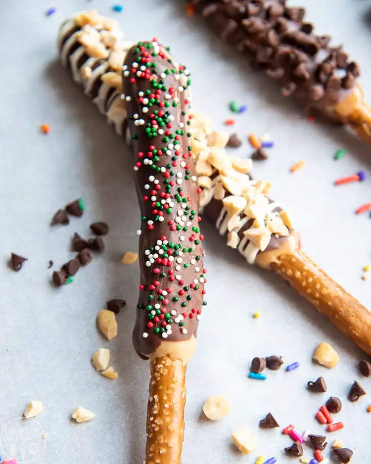 Chocolate-Covered Pretzel Rods