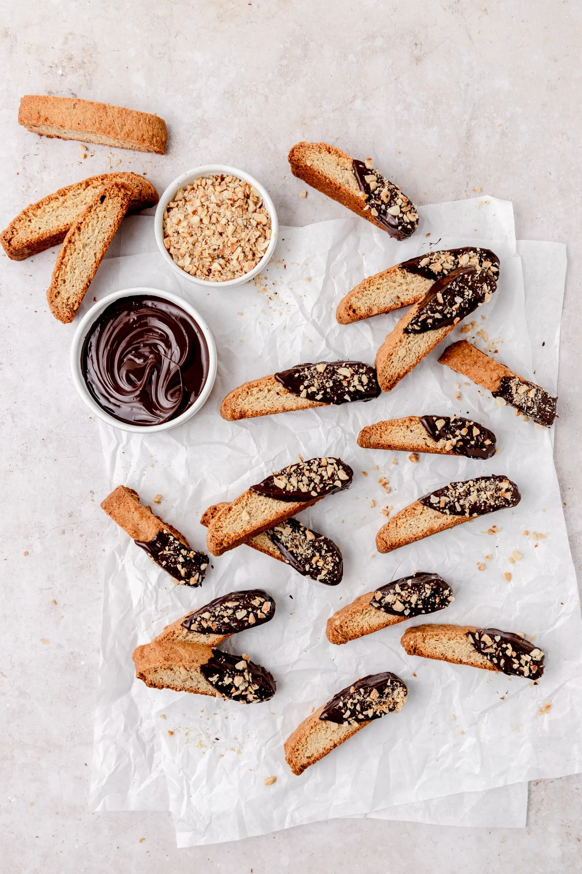 Chocolate Dipped Biscotti
