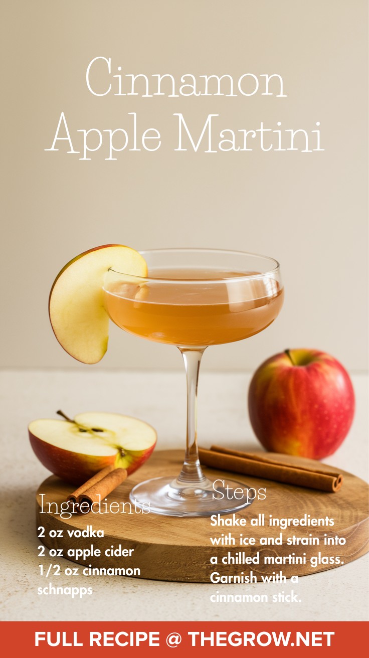 Cinnamon Apple Martini