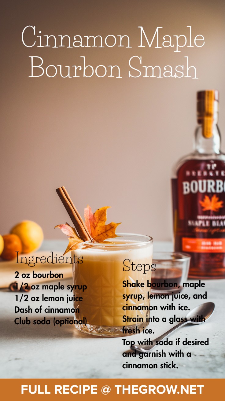 Cinnamon Maple Bourbon Smash