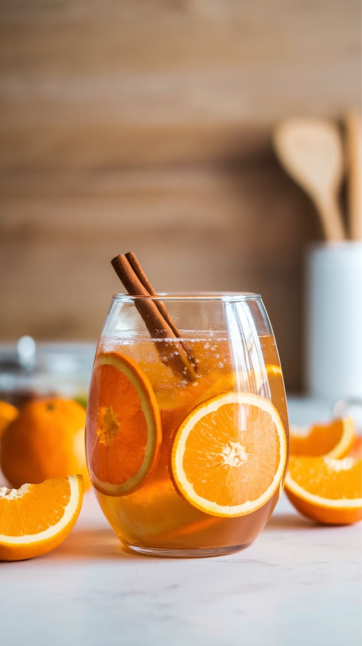 Cinnamon Orange Sparkle Punch