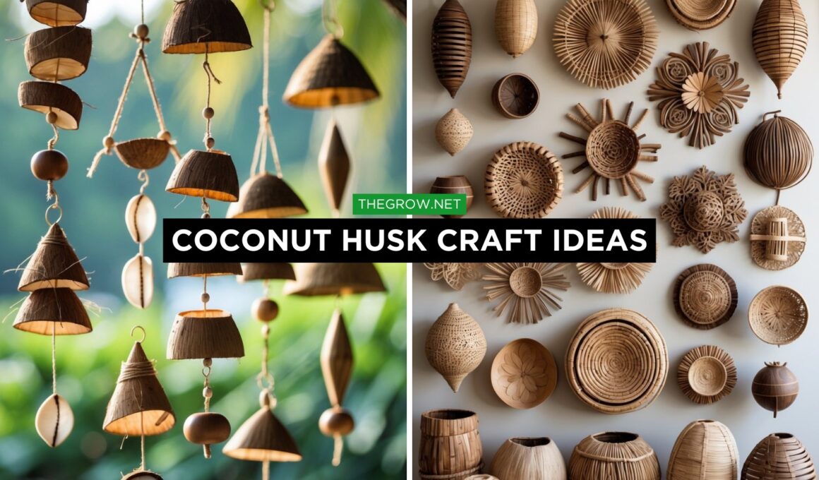Coconut Husk Craft Ideas