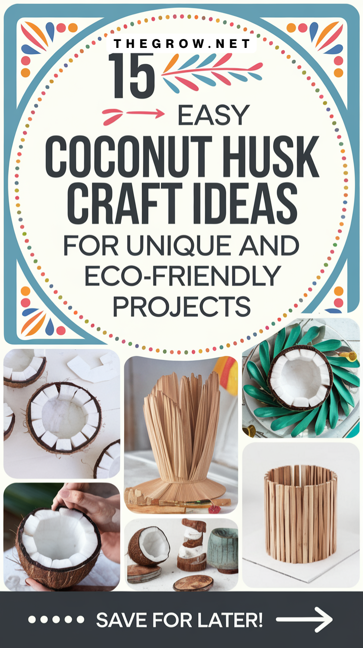 Coconut Husk Craft Ideas