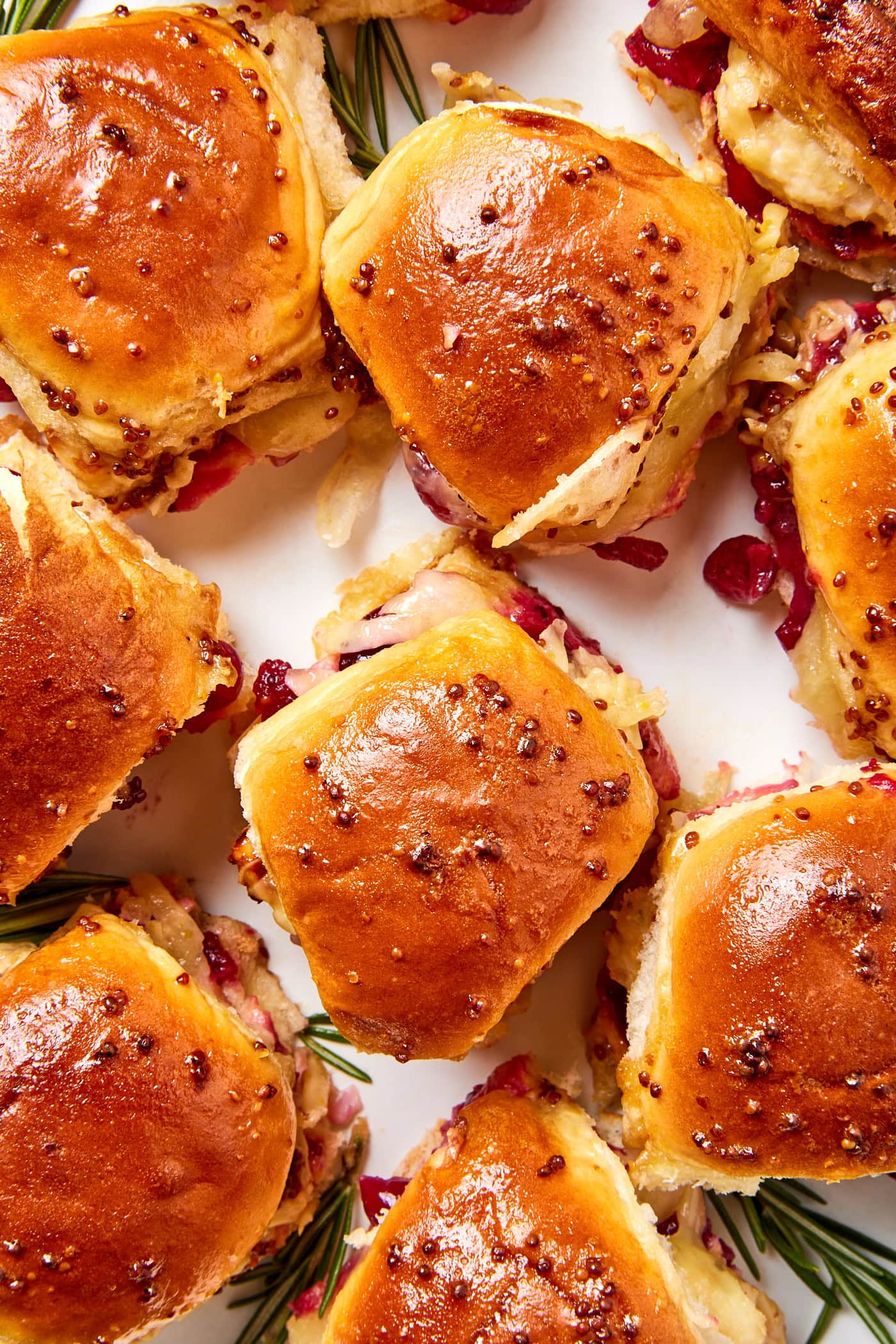 Cranberry Glazed Meatball Sliders
