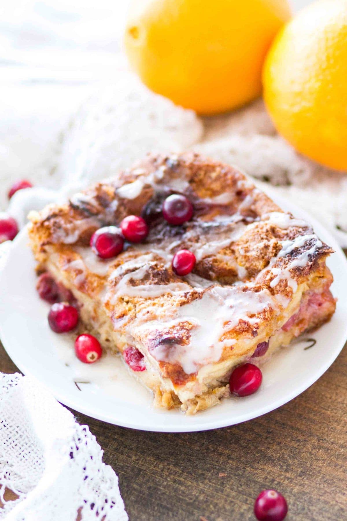 Cranberry Orange Pudding