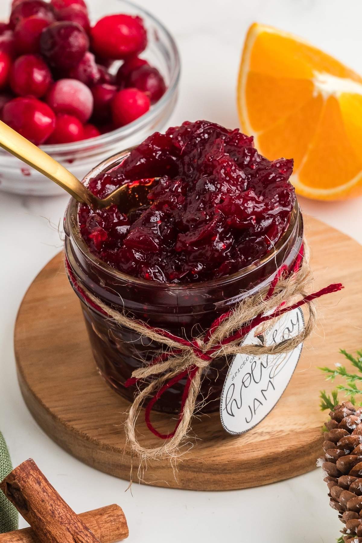 Cranberry Orange Spice Jam