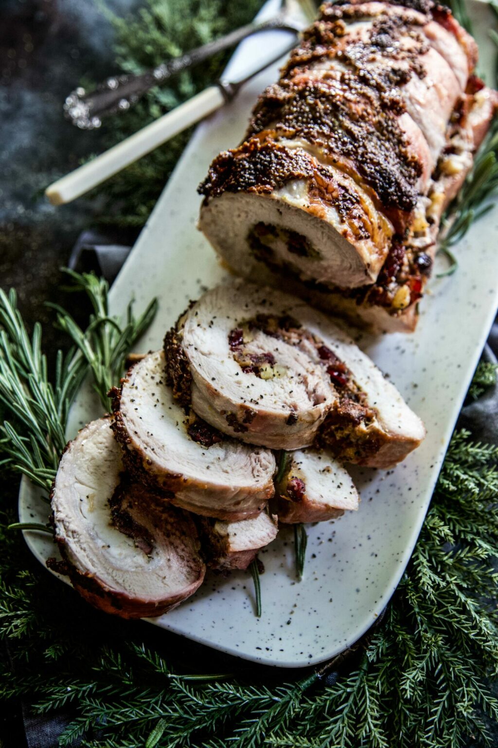 Cranberry-Stuffed Pork Tenderloin