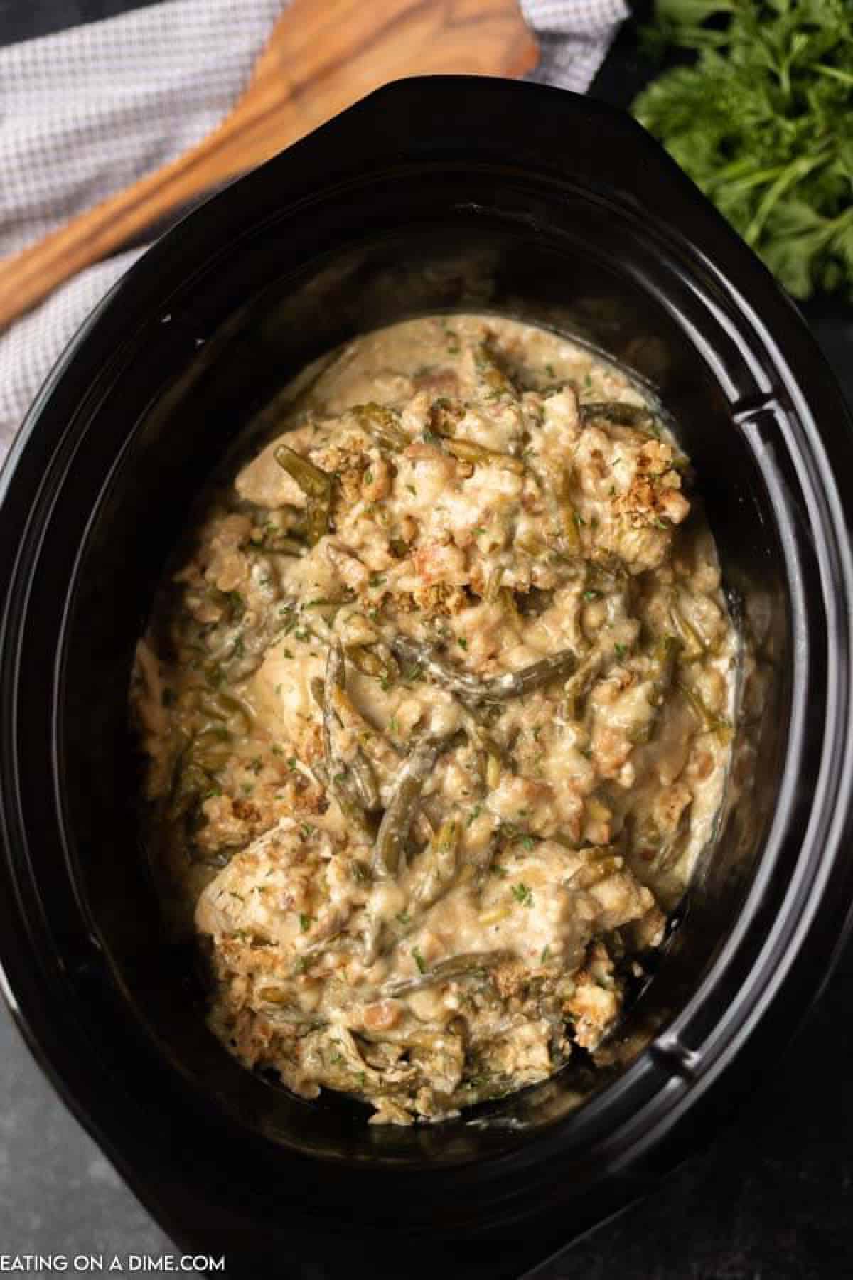 Crockpot Chicken and Stuffing
