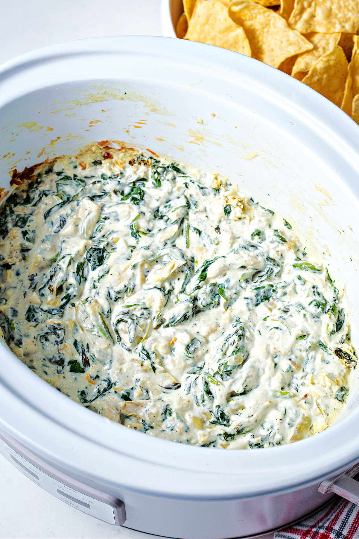 Crockpot Spinach Artichoke Dip