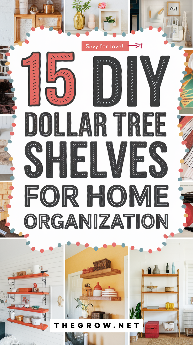 DIY Dollar Tree Shelves