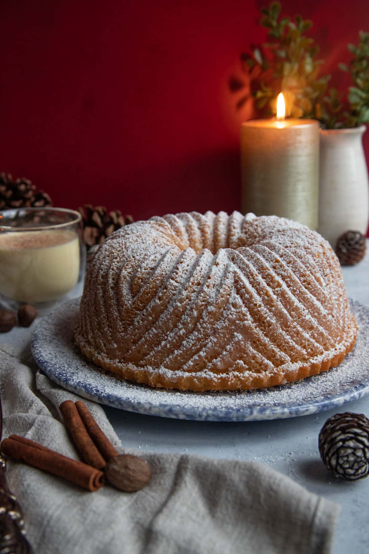 Eggnog Pound Cake
