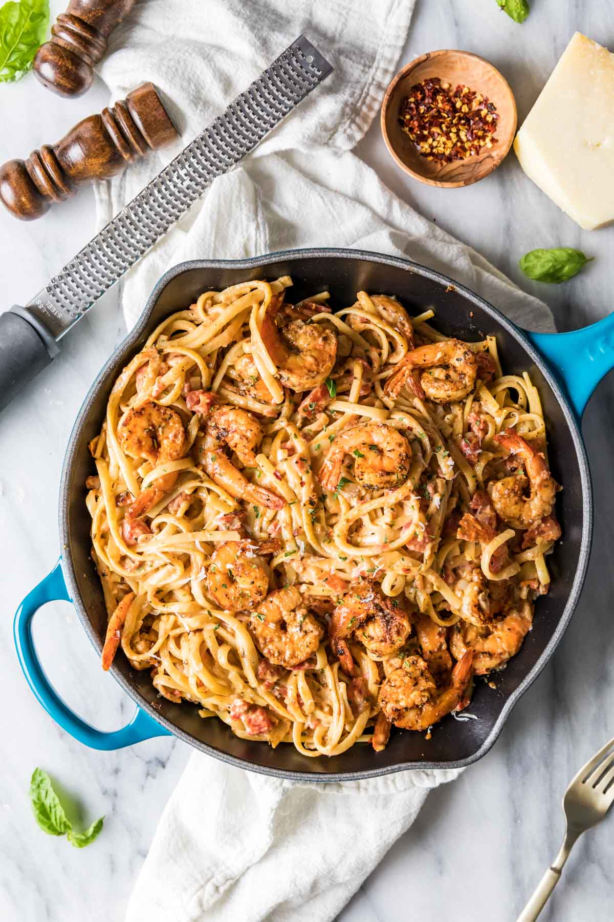 Fiery Cajun Shrimp Pasta