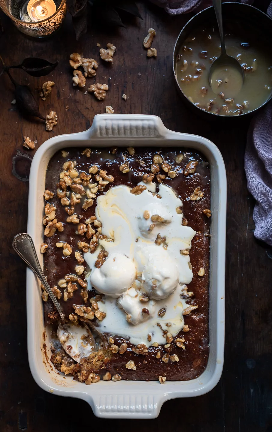 Fig and Walnut Pudding