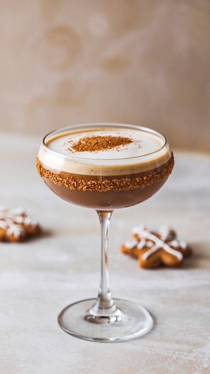 Gingerbread Espresso Martini