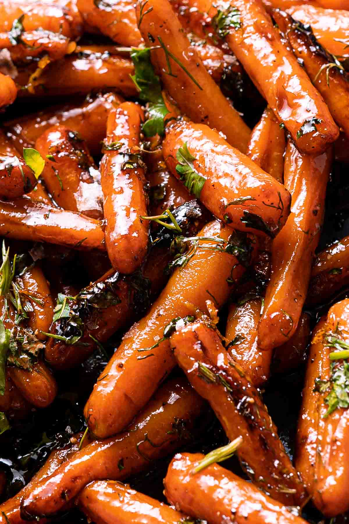 Glazed Carrots with Orange and Honey